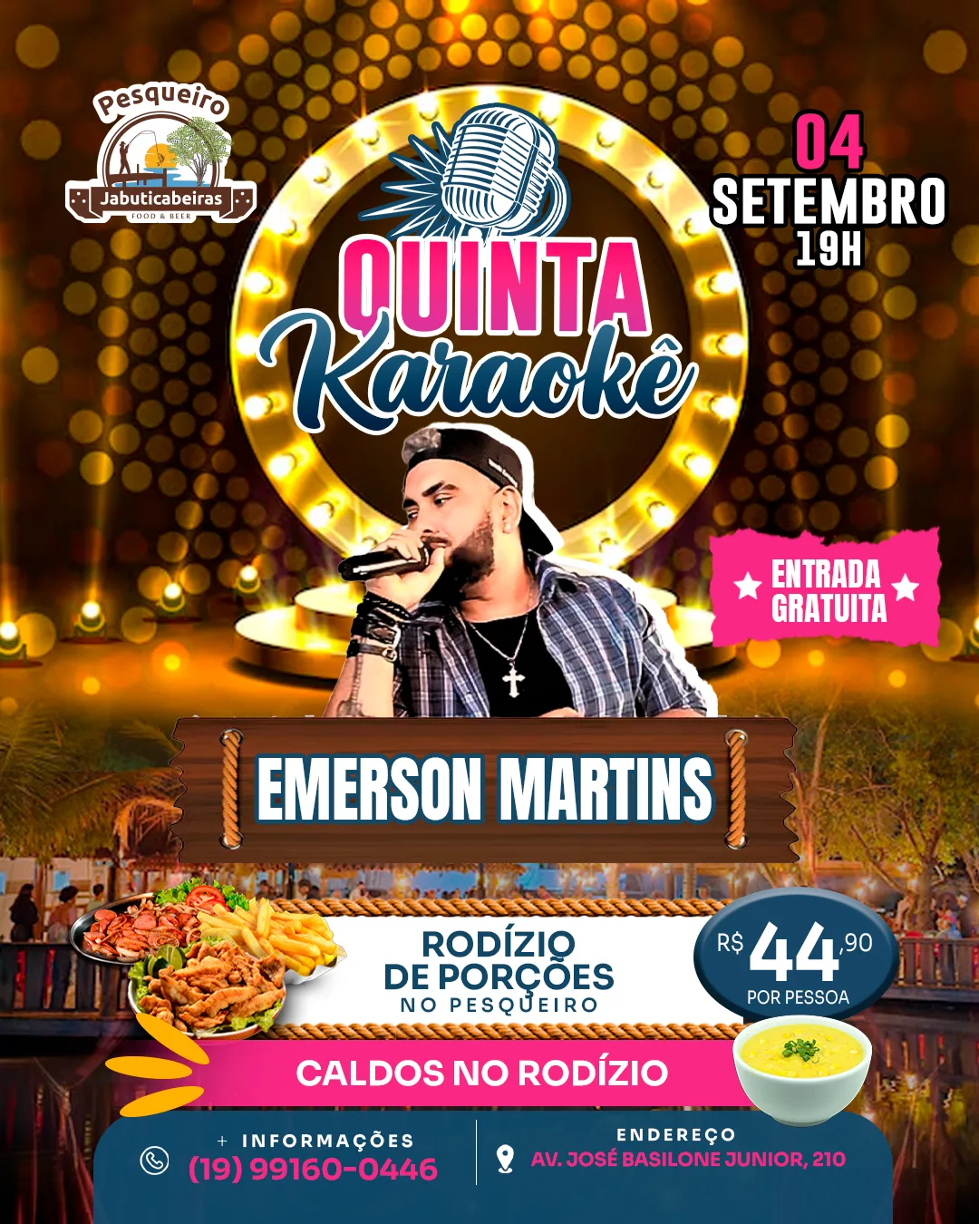 SHOW COM EMERSON MARTINS